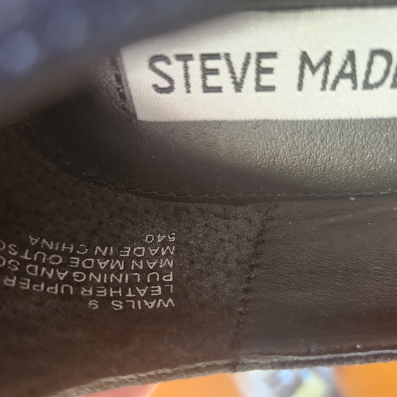 Steve Madden black suede shoe - Picture 2 of 3
